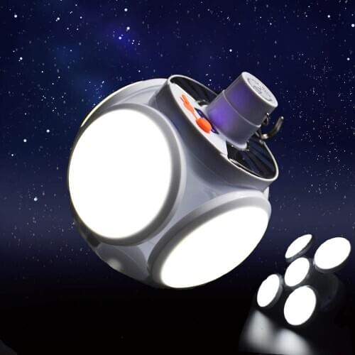 Lantern LED Fold Tent Camping Light Portable Rechargeable Lamp 45LED Indoor Outdoor Solar Lights Waterproof Bulb For Hiking