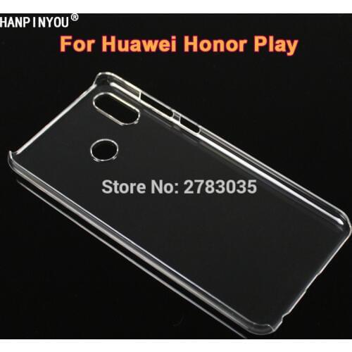 For Huawei Honor Play COR-AL10 COR-TL10 6.3" Glossy Snap Phone Case Crystal Invisible Hard PC Cover Clear Protect Back Shell