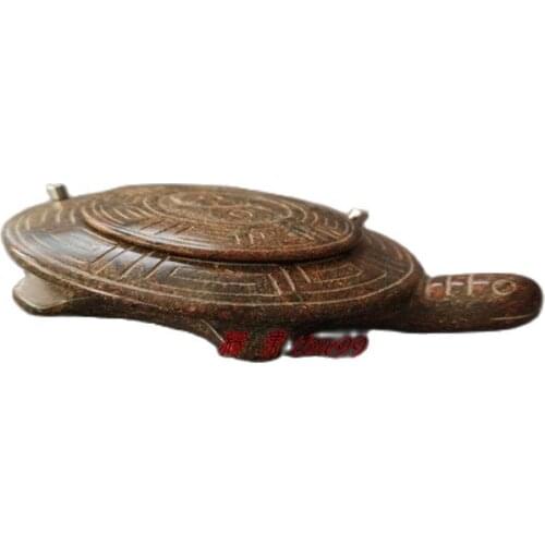 Antique jade collection, Hongshan culture, can absorb magnets, meteorites, old objects, four treasures of study, Wugui inkstone