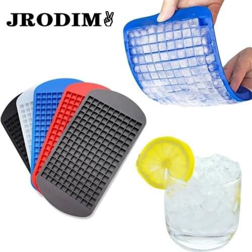 160 Grids Ice Cube Tray Food Grade 160 Cavity Silicone Bar Ice Cube Tray Mini Ice Cubes Small Square Mold Ice Maker Kitchen Tool