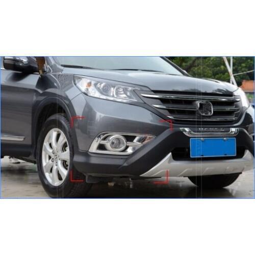 Higher star ABS material 2pcs front fog light decoration cover,fog lamp cover For Honda CRV 2012-2014