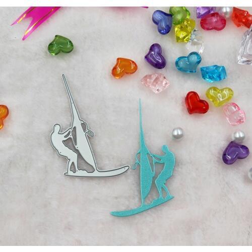 Surfer Metal cutting die scrapbook 2019 new DIY scrapbook album greeting card decoration embossing DIY paper card