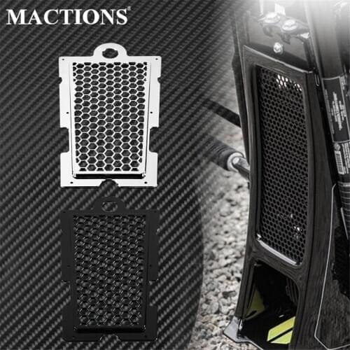 Honeycomb Mesh Motorcycle Radiator Guard Grille Grill Cover Protection Cover For Harley Softail Street Bob FXBB Fat Boy Breakout