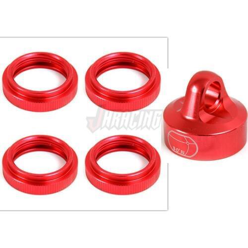 Shock absorber cap shock absorber adjustment nuts set for LOSI 5IVE-T KM X2 DTT