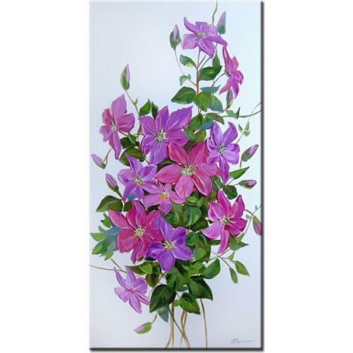 NEW 100% hand-painted canvas oil painting high quality Household adornment art flower pictures DM-15082806