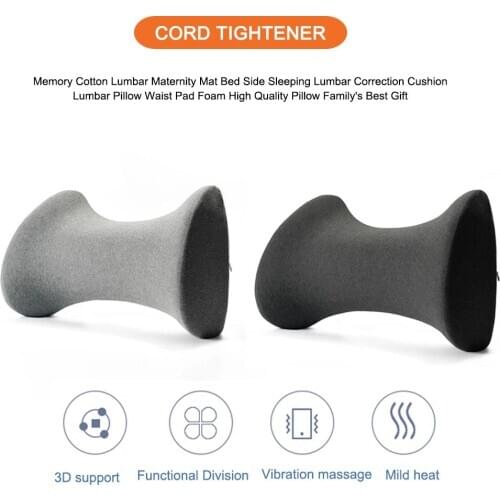 Memory Foam Sleeping Pillow for Lower Back Pain Orthopedic Lumbar Support Cushion Side Sleepers Pregnancy Maternity Bed Pillows
