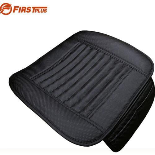 PU Leather Bamboo Strips Charcoal Cushion Car Seat Cover Four Seasons General Monolithic Summer Slip Mat Car Seat Cushion