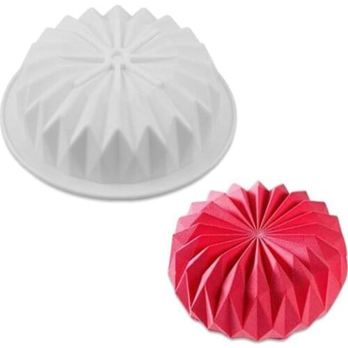 Silicone Cake Mold Wavy Round Shape Mould For Baking Chocolate Cookies Dessert Fondant Decoration Molds Bakeware Tools
