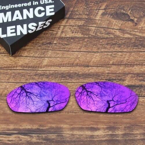 ToughAsNails Polarized Replacement Lenses for Oakley Whisker Sunglasses Purple Mirrored Color (Lens Only)