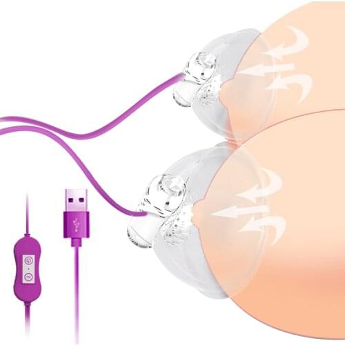 20 Modes Nipple Sucker Vibrator Women Nipple Pump Vibrator Suction Cup Breast Massager Clit Stimulator Sex Toys Adult Sex Shop
