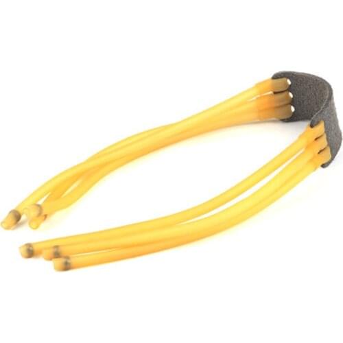 1PCS Six Strips slingshot elastic rubber bands Strong Power Durable Rubber Tube Bands for Slingshot Catapult Camping Hunting