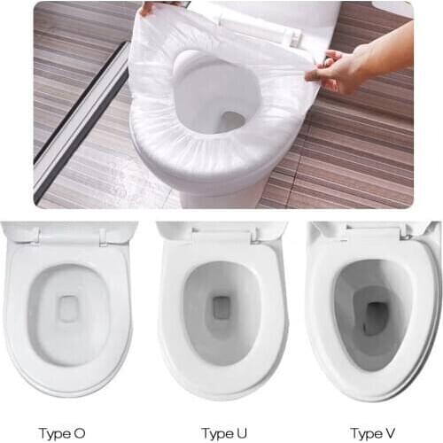100 pcs Portable Toilet Seat Cover Home Travel Disposable Toilet Cover Waterproof WC Seat Cushion For The Toilet Bathroom