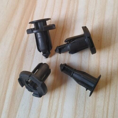 50Pcs Universal 9mm Auto Bumper Fastener Rivet Retainer Push Cover Fender Car Door Trim Panel Clip MR200300 For Mitsubishi Honda