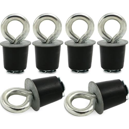 6pcs/Set Lock & Ride ATV Tie Down Anchors For Polaris RZR 1000 Sportsman Ace do not fit Ranger/General UTV