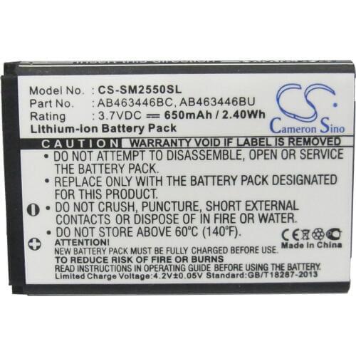 Cameron Sino Battery for SAMSUNG Champ Diva Folder GT-C3300 GT-C330 GT-C3520 GT-C3750 GT-E1070