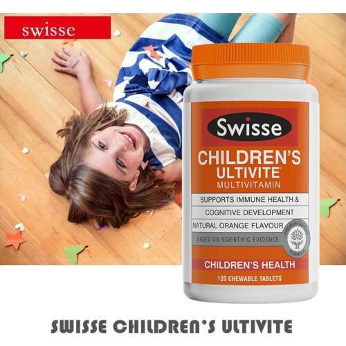 Australia Swisse Great Tasting Multivitamins 120 tablets for Children Support CHILDREN Immune Health Cognitive Development