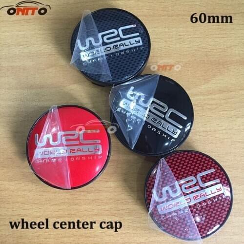 Car accessories 4pcs/lot WRC logo emblem Wheel Center Hub Caps Dust-proof Badge logo covers car styling Car Wheel Center Cap