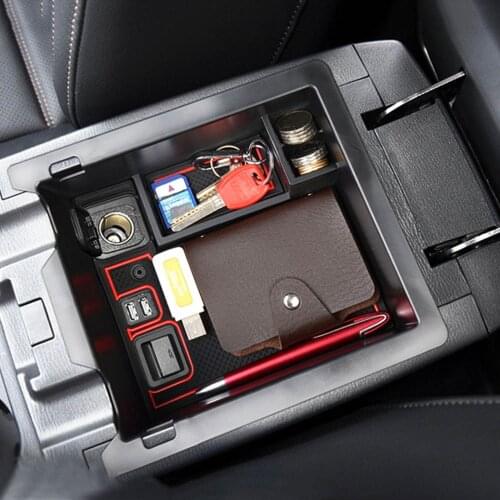 Car Central Armrest Storage Box For Mazda CX-5 CX5 CX 5 2017 2018 Accessories Console Arm Rest Tray Organizer Holder Case Pallet