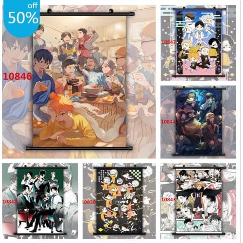 Haikyuu!! Anime Manga HD Retro Poster Anime Posters Canvas Painting Wall Decor Poster Wall Art Picture Room Decor Home Decor
