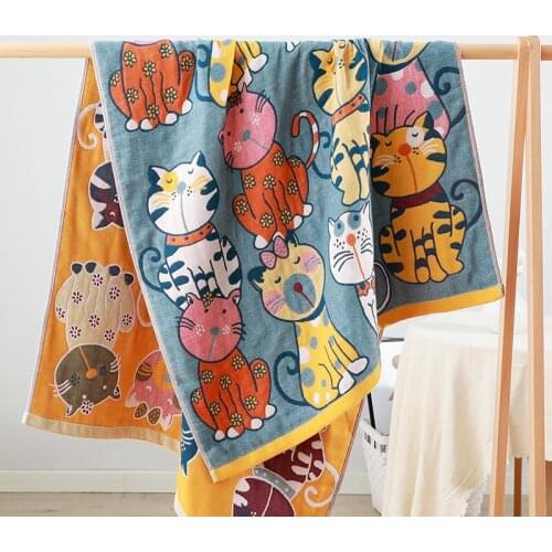 Cotton Gauze Bathroom Shower Towel Household Water-Absorbing Adults Beach Wrap Extra-large Bed Sheet