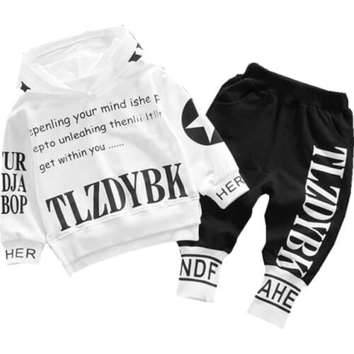 New Spring Autumn Fashion Baby Girls Clothes Children Boys Cotton Hoodies Pants 2Pcs/sets Toddler Casual Costume Kids Tracksuits