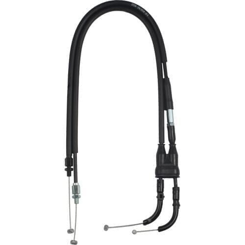 MotoMaster 2C0-26302-01 / 2C0-26335-00 Throttle Cable SET A B (OPEN and CLOSE) for Yamaha YZF-R6 600 S Edition (2006-2007)