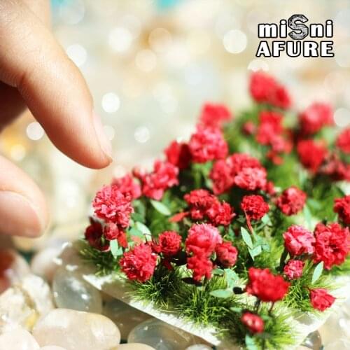 HO Scale Simulation Miniature Model Flower Bush Military Model Grass Scene Layout