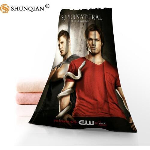 Fashion Supernatural Towels Multiple Color Microfiber Beach Bath Towel Sports Face Towel Customizable Printing Bath Towels