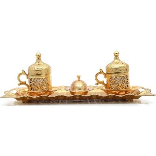 Set of 2 Ottoman Pattern Copper Cup Set I Turkish Coffee Pot Cups I Coffee Maker I Turkish Coffee I Coffee Pot