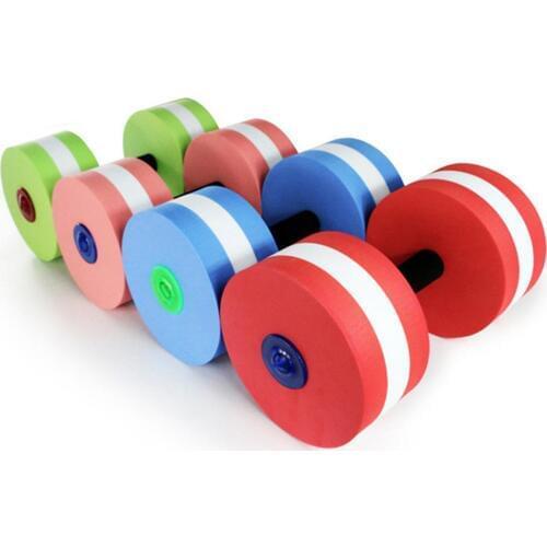 NEW 2Pcs DIY Water Floating Dumbbells Detachable Outdoor Aquatic Sports Exerciser