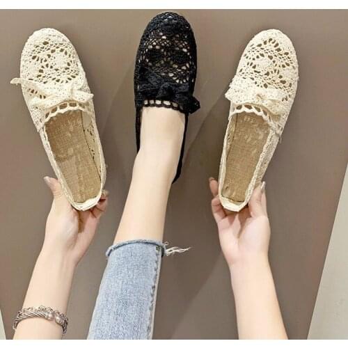 NEW Women shoes fisherman shoes woman mesh breathable flat soft bottom women peas shoes womans shoes flats shoes YTC65