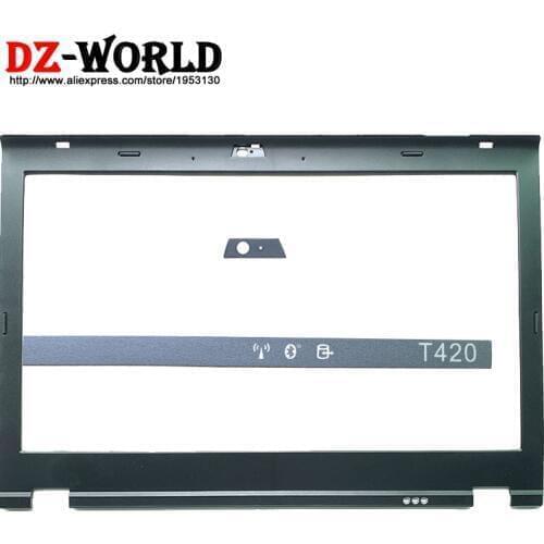 New LCD Front Shell Screen Bezel Cover for Lenovo ThinkPad T420 t420i w/ LED Light Indicator model Camera sticker 04W1609