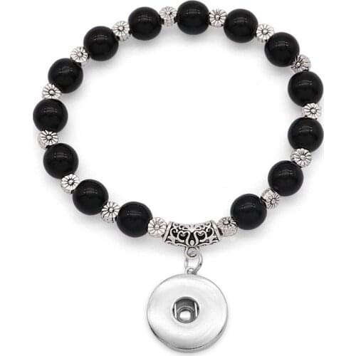 New Fashion 18mm Snap Button Bracelet DIY Jewelry KB017