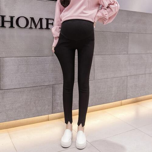 Autumn pregnant women trousers pregnant women feet pants leggings casual wild models maternity dress