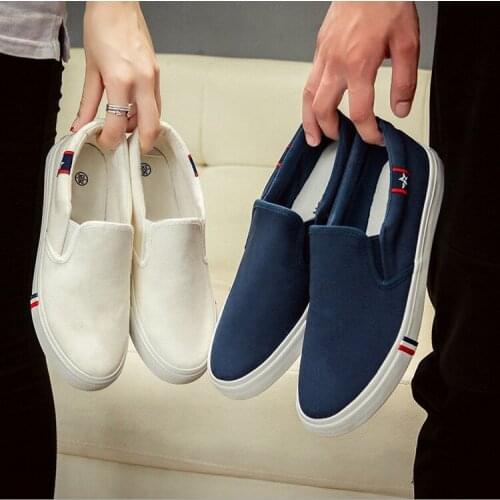 New couple mens and womens canvas shoes one foot square dance cloth shoes non-slip breathable student shoes