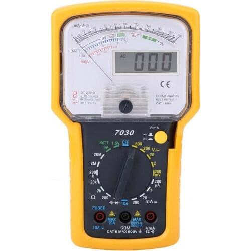 KT7030 professionnal Multifunction High Sensitivity High Accuracy Analog Digital Double Display Multimeter voltmeter