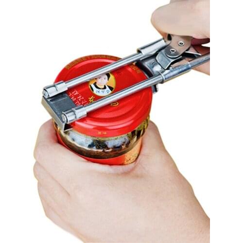 Stainless Steel Adjustable Bottle Opener Can Opener Jam Beer Bottle Multifunctional Bottle Opener Bar Tool Wine Accessories