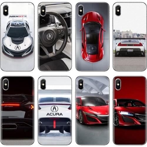 Silicone Skin Cover For Huawei Mate 20 30 40 7 8 9 10 Lite Pro P Smart 2018 2019 Plus G7 G8 Acura-nsx-C-luxury-sports-car