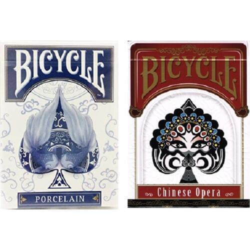 Bicycle Opera Playing Cards Porcelain Deck Chinese Element Poker USPCC Magic Card Games Magic Tricks Props for Magician
