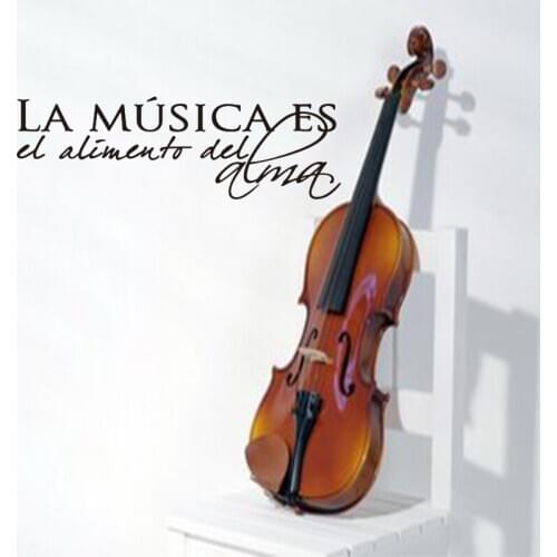 Vinyl wall sticker Spanish quote music wall decal sticker wall artist residence decoration wallpaper wall decoration DD0168