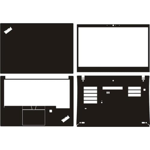 Laptop Carbon Fiber Vinyl Skin Sticker Cover For Lenovo ThinkPad T490 14"