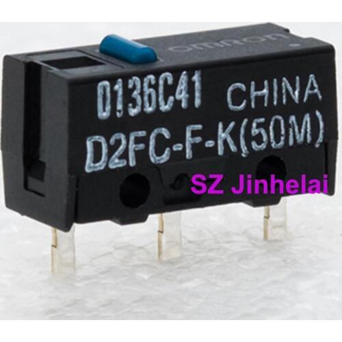 10pcs OMRON D2FC-F-K(50M) Authentic original BASIC SWITCH,Mouse Micro switch