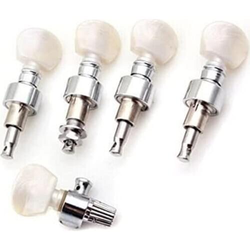 5-piece set of stringed banjo strings tuner head tuner