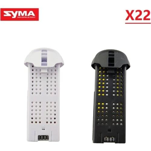 Original Battery for SYMA X22/X22W Accessories Battery for SYMA X22/X22W RC Aircraft Spare Parts 3.7V 400mah Battery Black/White