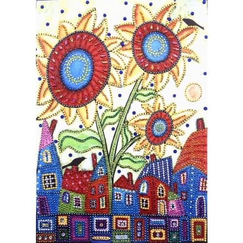 5D DIY Diamond Painting Special-shaped Crystal Diamond Embroidery Flower Set Mosaic Crafts Home Decoration Handmade Gifts