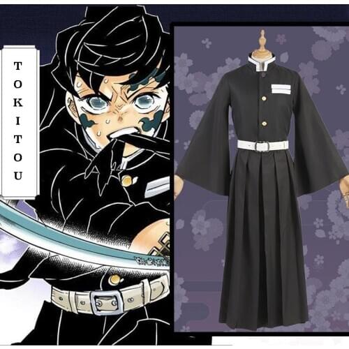 Anime Comic Demon Slayer Kimetsu no Yaiba Cosplay Costumes Tokitou Muichirou Cosplay Costume Uniforms Blade Of Demon Kimono Men