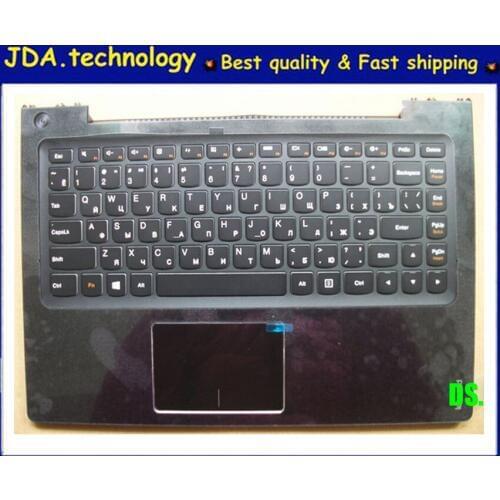 MEIARROW New/orig black upper shell For lenovo U330 U330P RU keyboard plamrest topcase upper cover C cover w/touchpad
