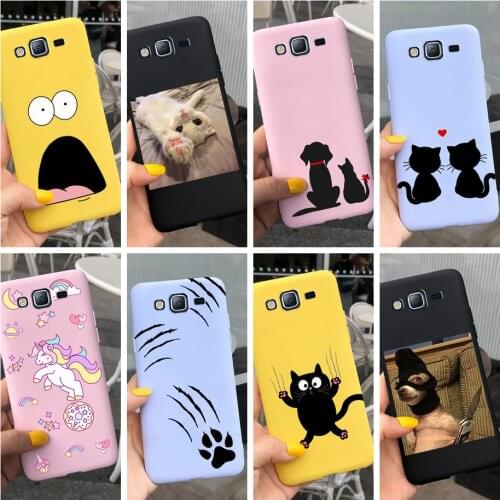 Cute Cartoon Cover For Samsung Galaxy J5 2015 Case J 5 J500F Soft Slim Fundas For Samsung J7 2015 J700F J700 Phone Cases Bumper