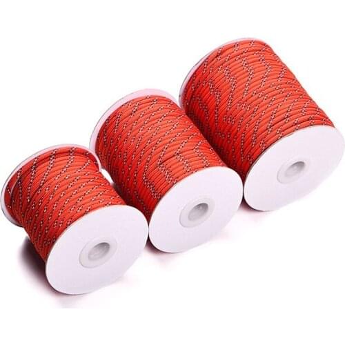 Bold Camp Nylon Tent Canopy Reflective Wind Rope Clothes Binding Rope 4mm Multifunctional Tent Wind Rope