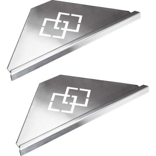 Bathroom Shelves Brushed Nickel Stainless Steel 304 Wall Bathroom Shelf Shower Caddy Rack Bathroom Accessories Shelves